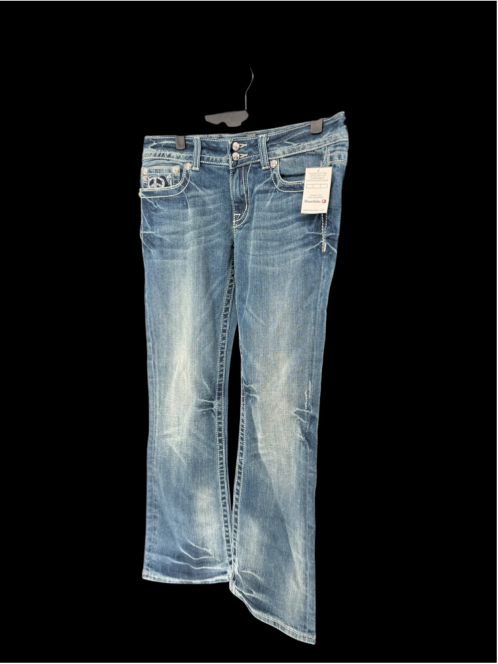 Women's Miss Me Boot Cut Jeans Blue Size 30